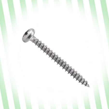 Vis VBA Acier Tête Bombée Cylindrique 5X20