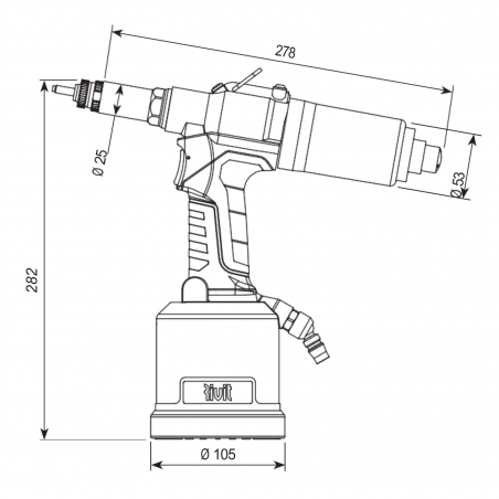Sertisseuse Oléopneumatique Rivit RIV998 M3 à M12 - Gfix