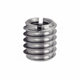 Insert fileté Bois et Plastique Inox M8X12X15