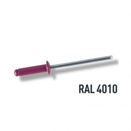 Rivet Eclaté 4X16 Rose RAL4010 - Gfix